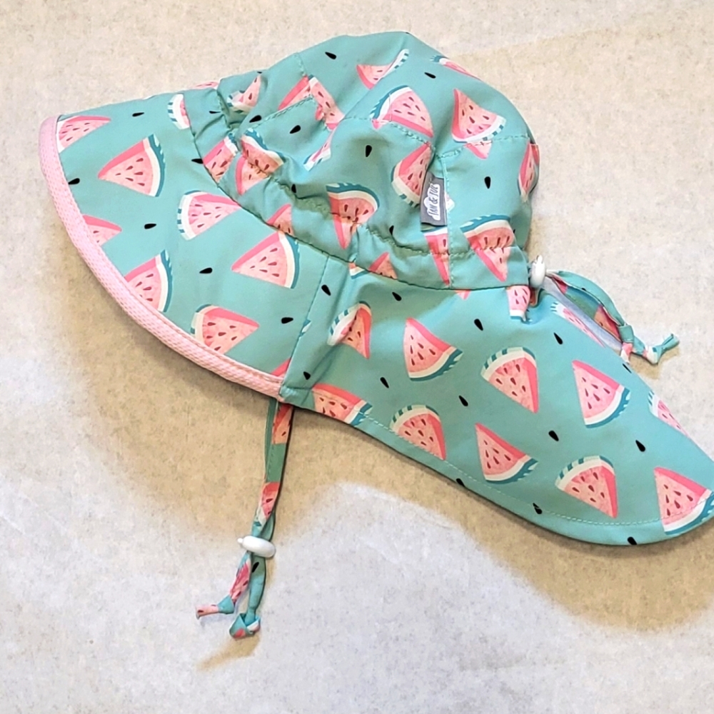 Jan & Jul water repellant watermelon print sun hat